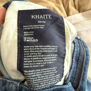 KHAITE Women's Ankle & Cropped Jeans - Blue